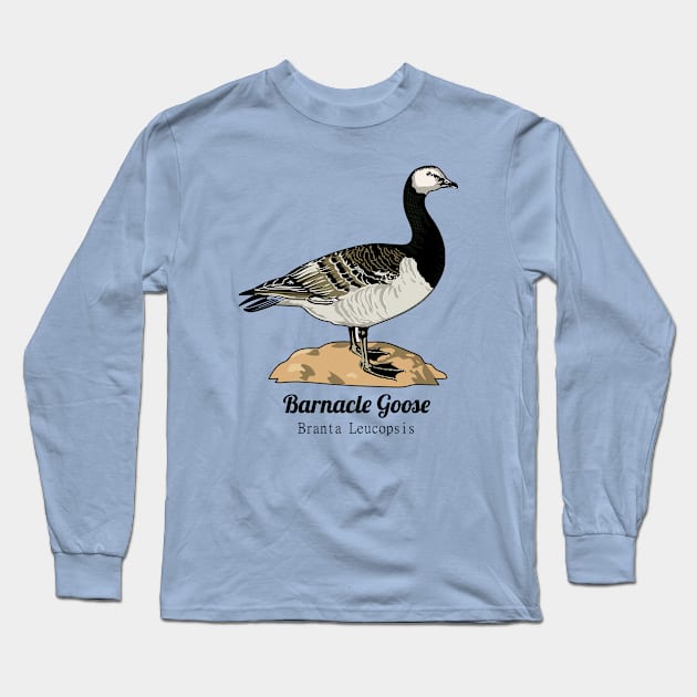 Barnacle Goose Long Sleeve T-Shirt by Frajtgorski